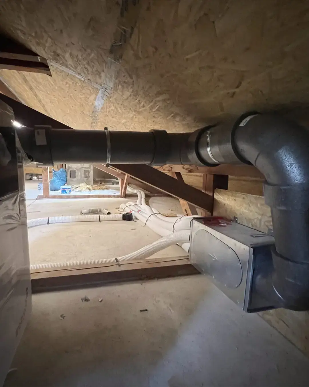 Nachrüstung einer zentralen Wohnraumlüftung im Bestand